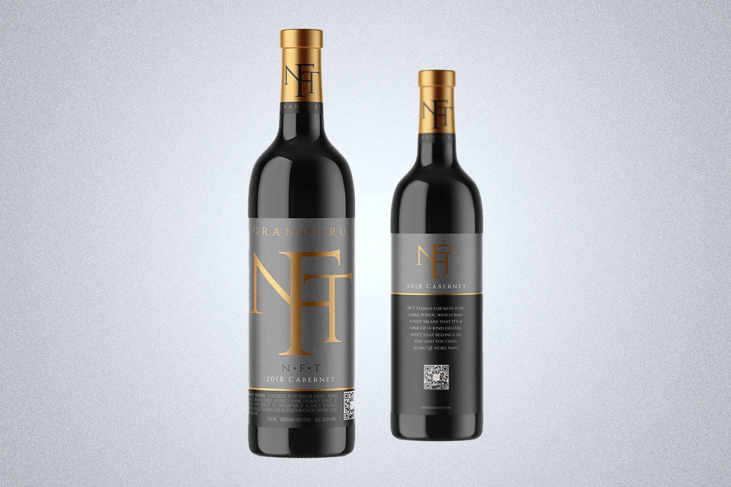 two bottles of red wine