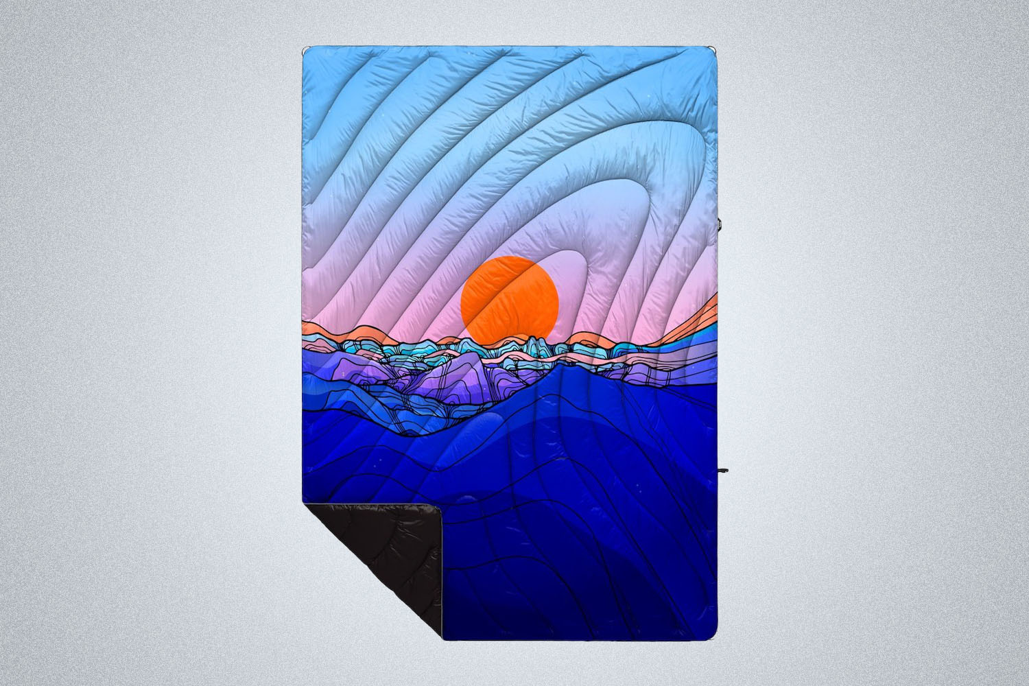 a themed sunrise blanket