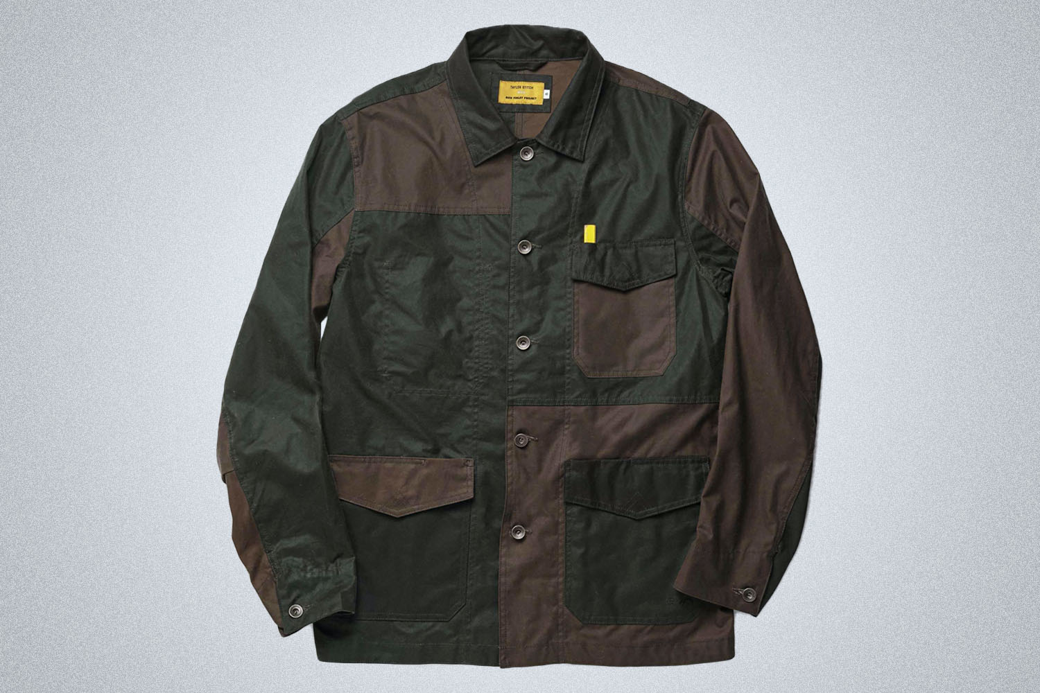 a two-toned jacket from Taylor Stitch