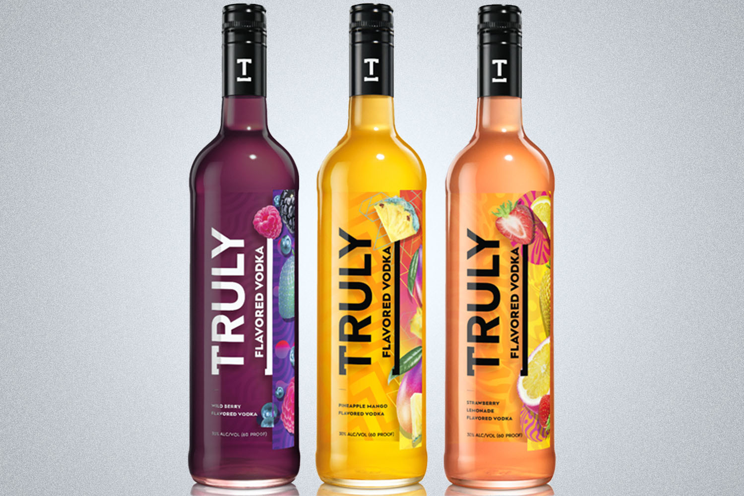 three favored truly vodka