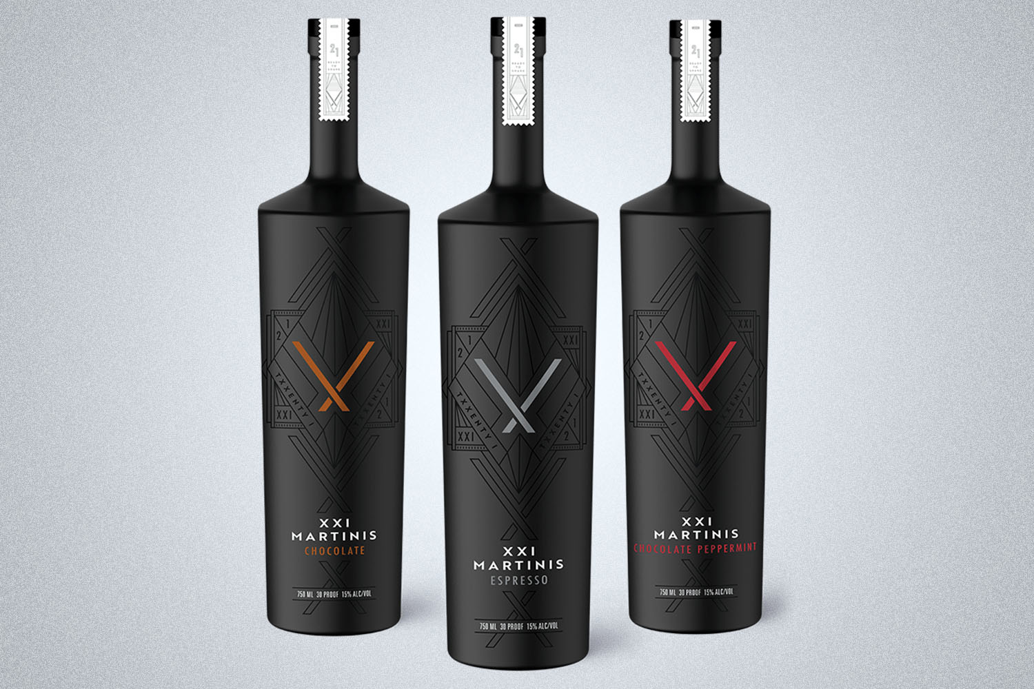 Three bottles of espresso Martin mix