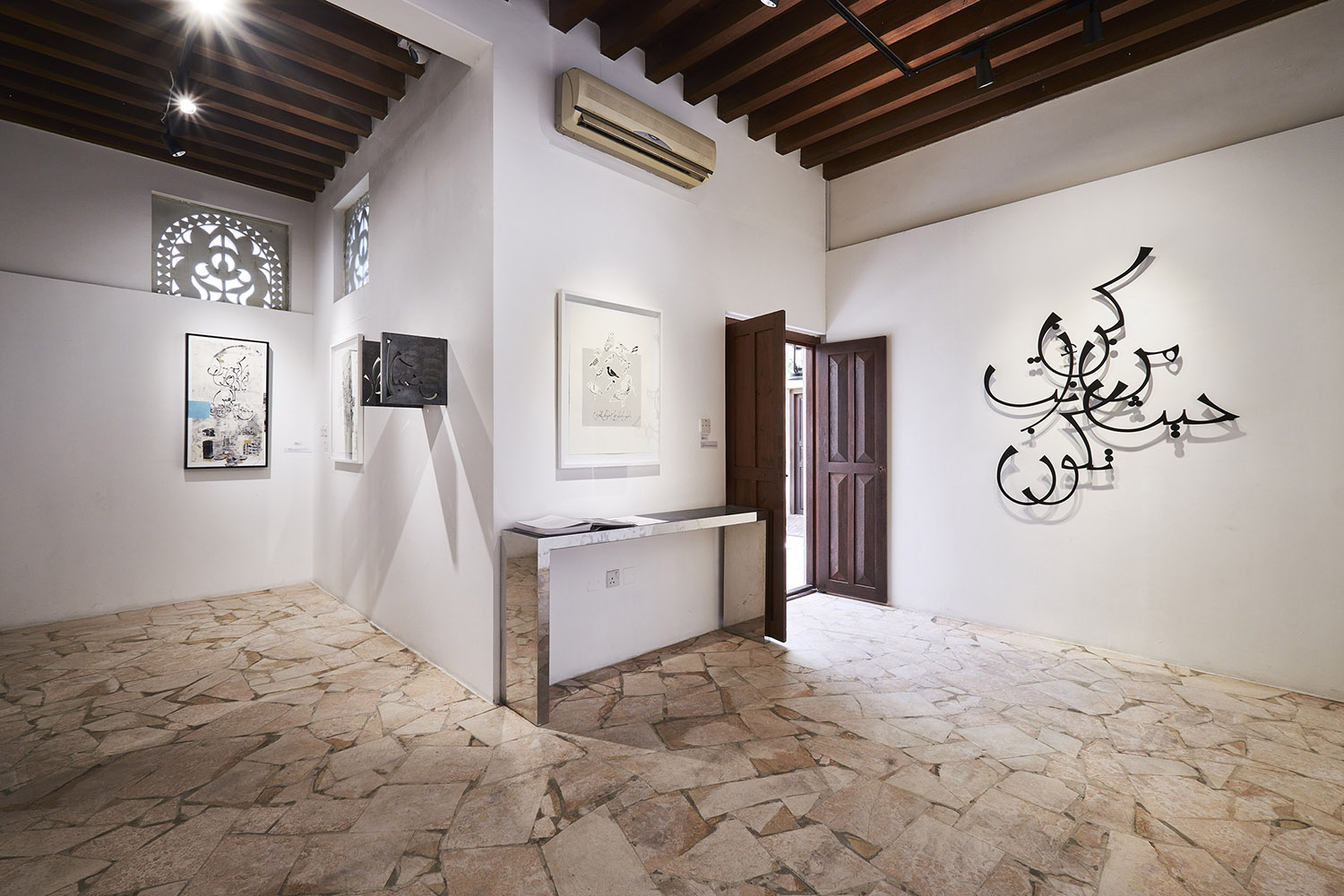 Wandering the expansive galleries of the XVA Art Hotel in Dubai