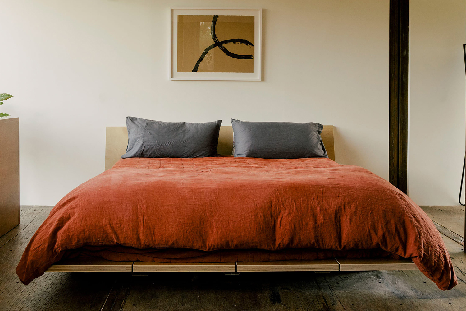 The Bed Frame from Floyd, which is on sale for President's Day 2022