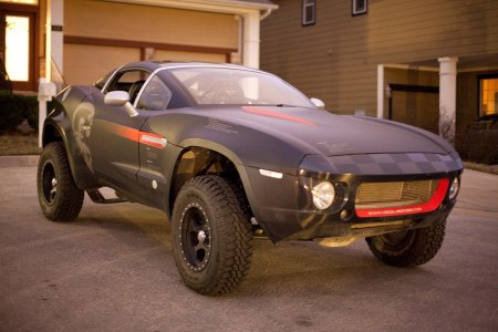 A Local Motors Rally Fighter, a crowd-sourced car design. The company will be liquidating its assets at an auction in March 2022.