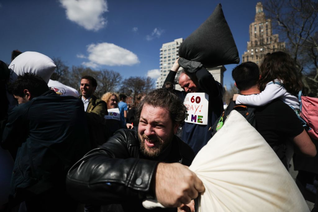 Pillow fight