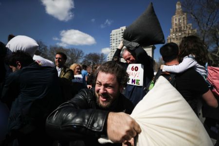 Pillow fight