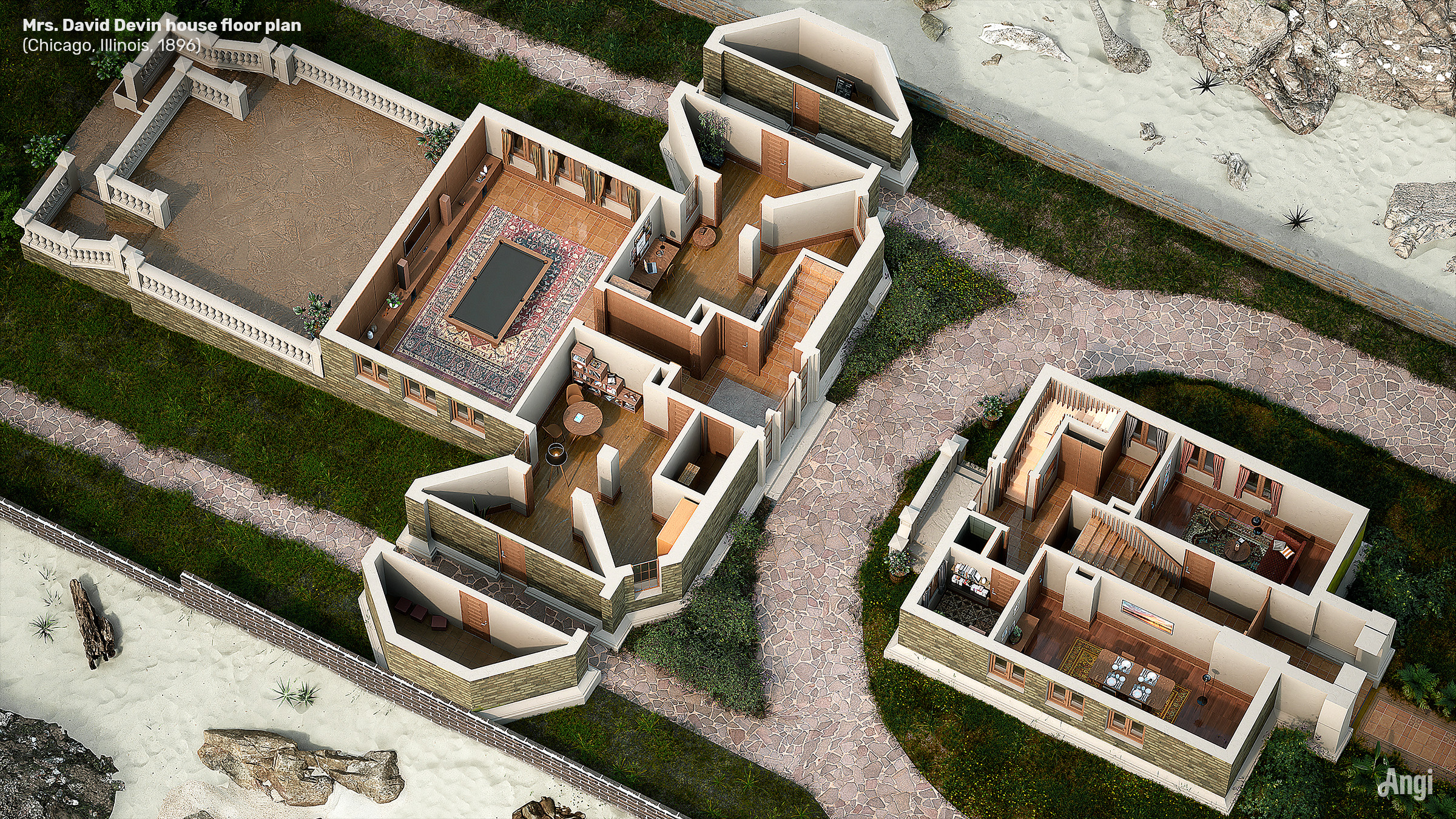 Unbuilt house floorplan