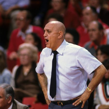 UNLV coach Jerry Tarkanian during a game in 1984.