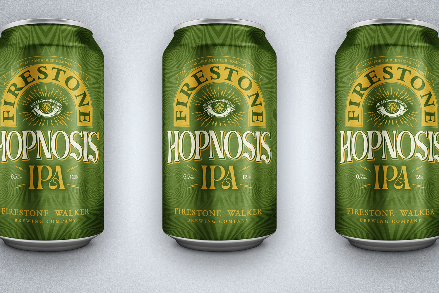 A collage of the Hopnosis Beer on a grey background
