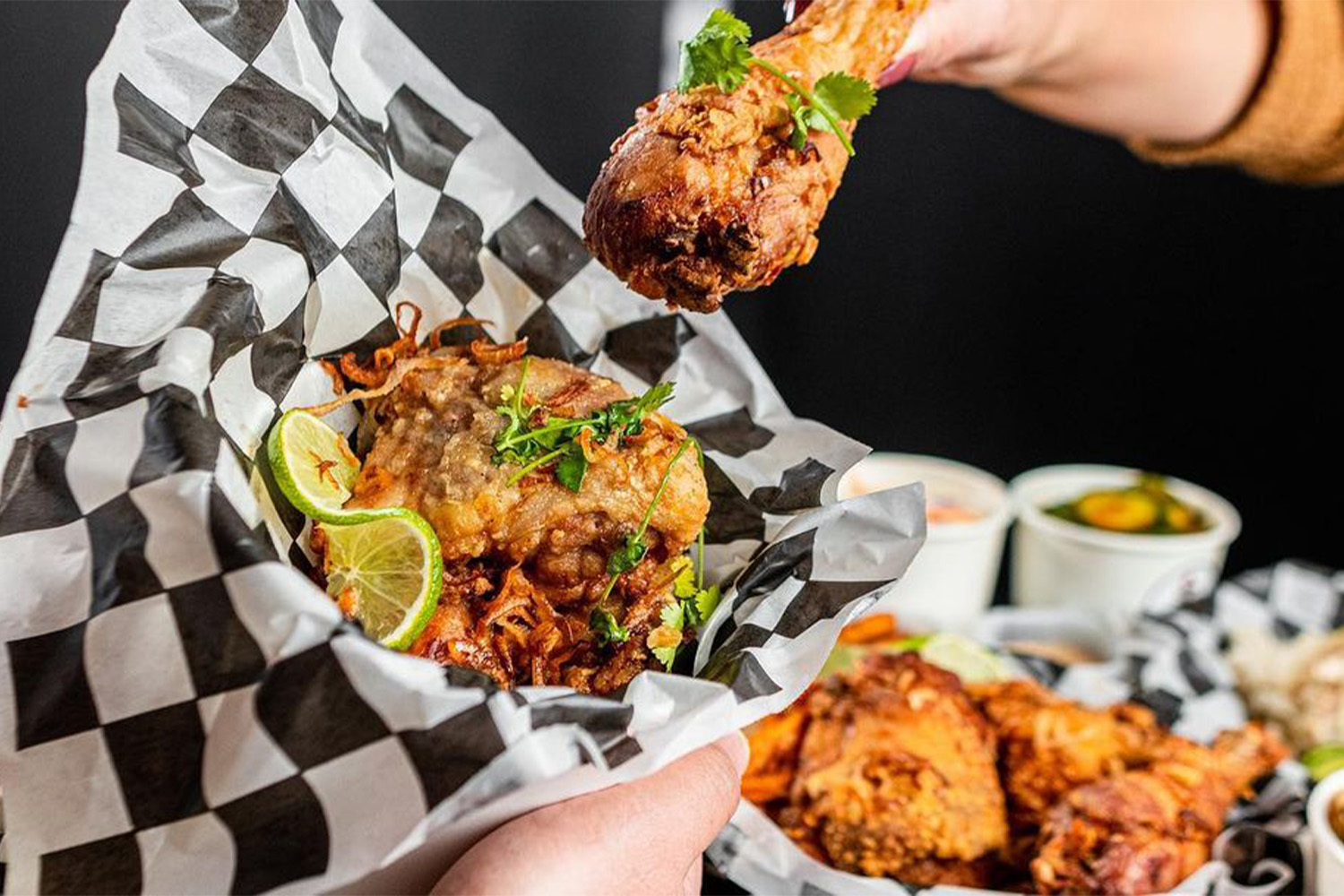 Fried chicken from Darkoo's