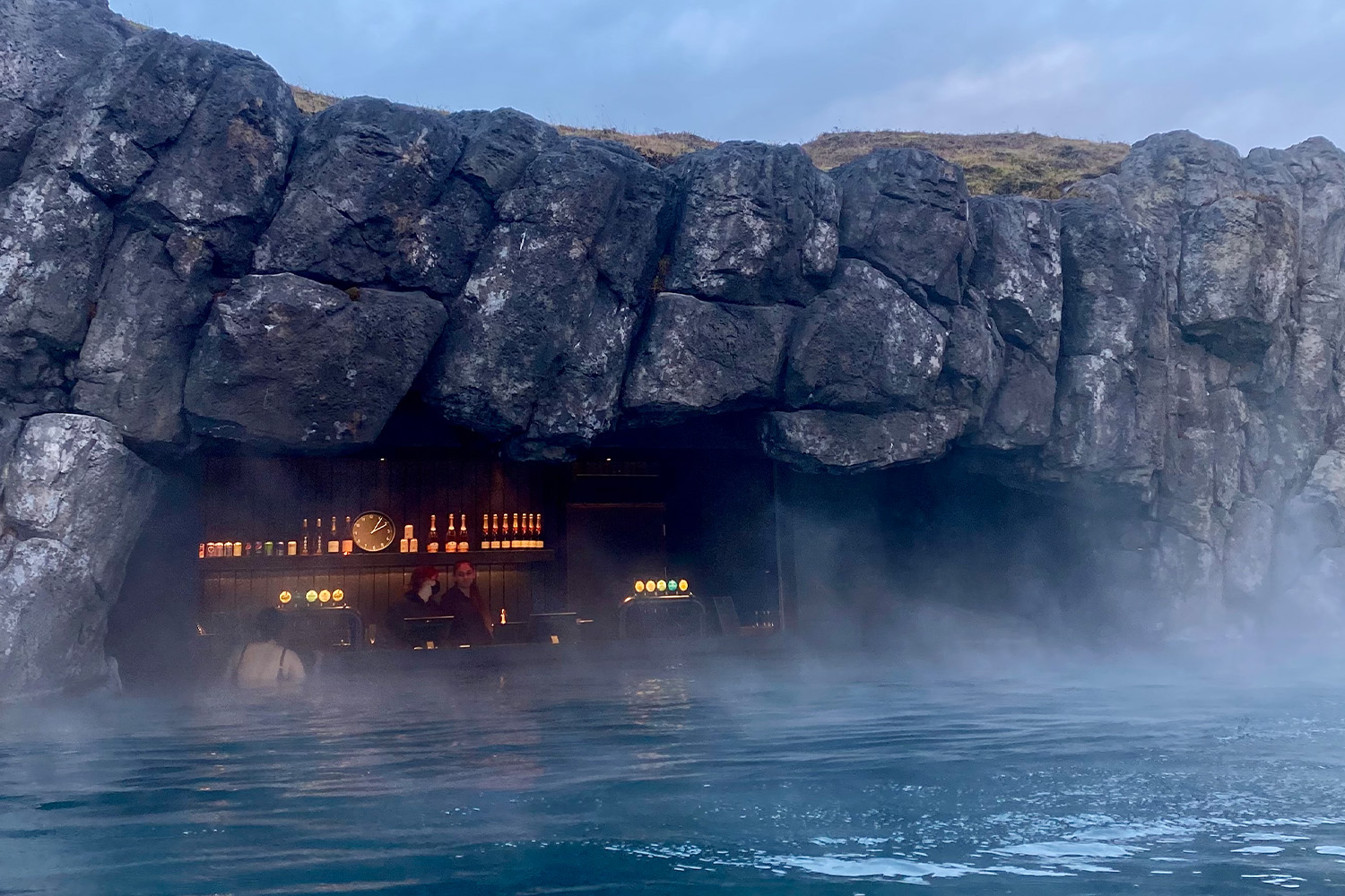 Sky Lagoon's Cave Bar.