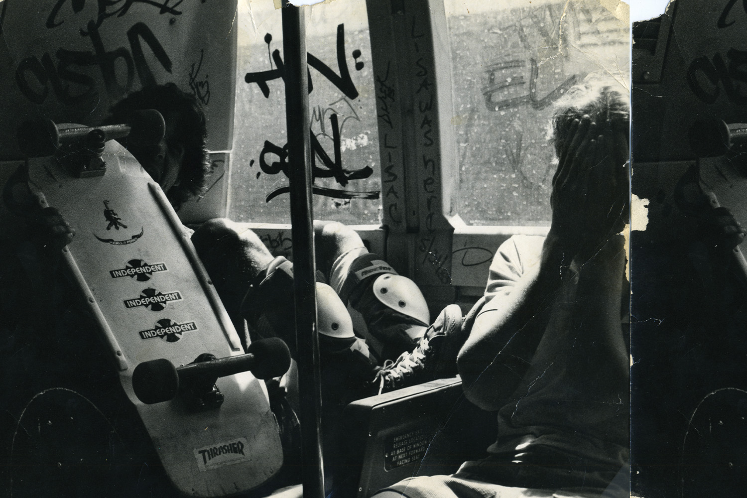 Andy Kessler on an NYC subway.