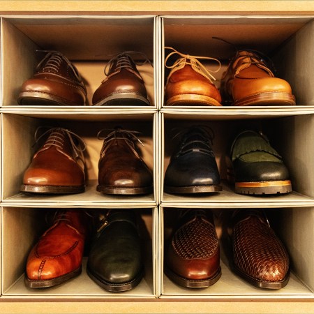 Shoes from Le Majordome.