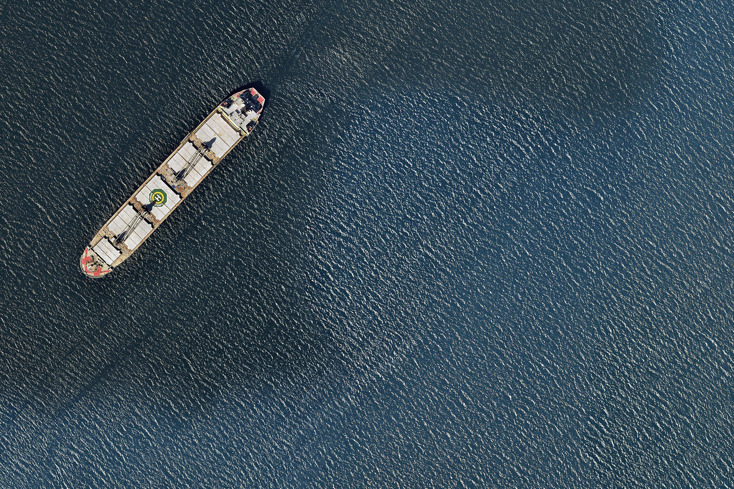 oil tanker at sea