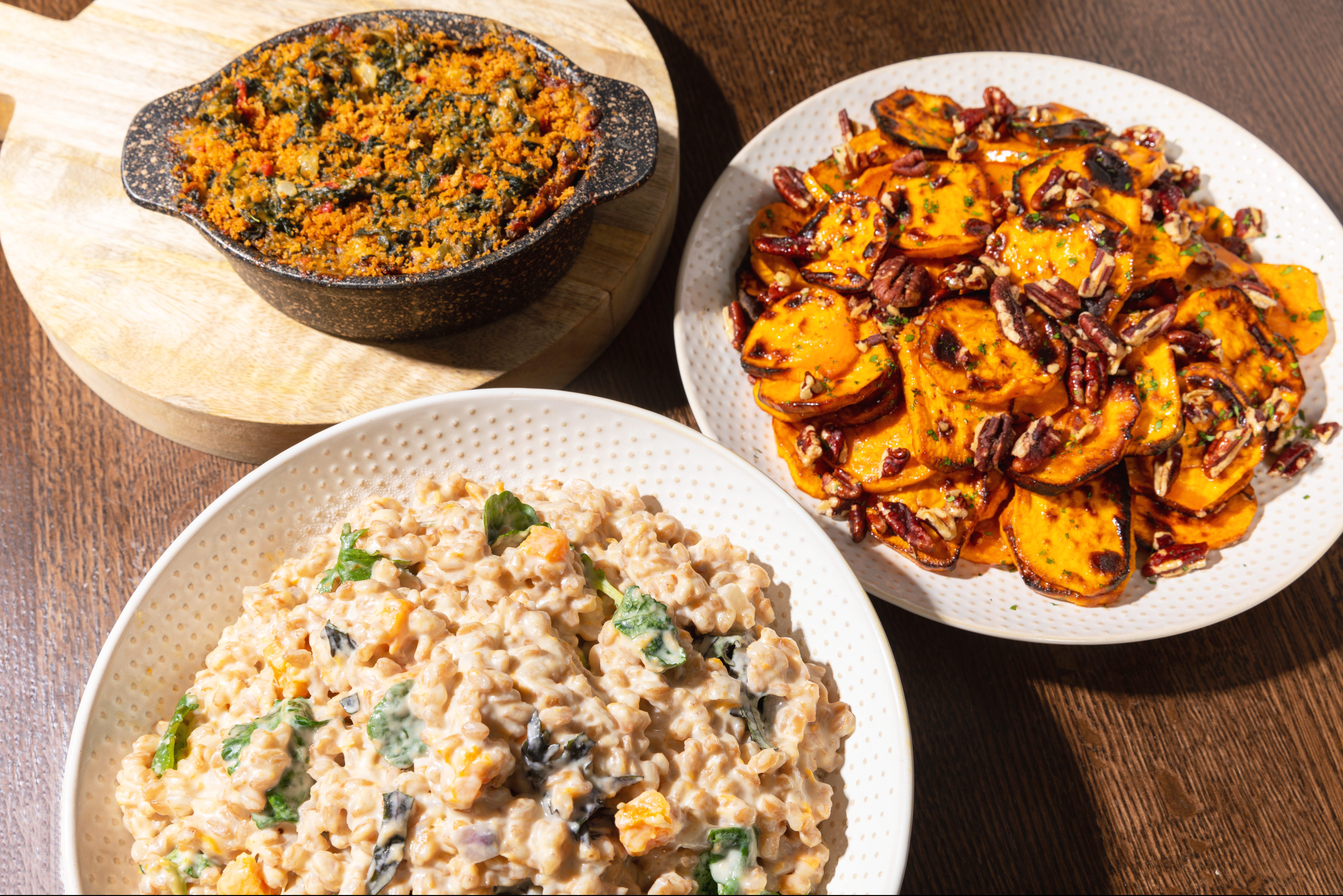 A spread of Derby sides that will be available on Saturday in Kentucky