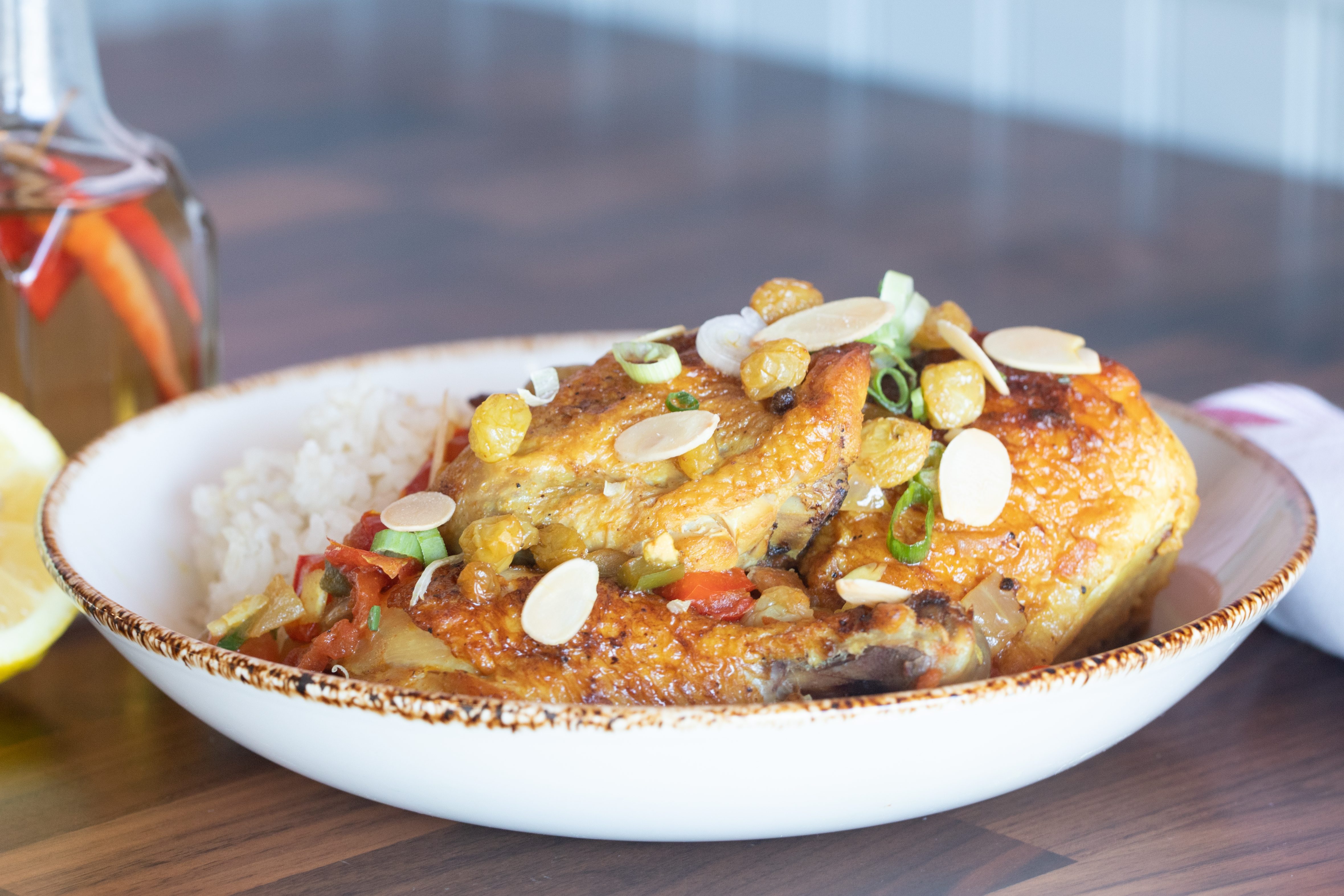 Country Captain Chicken is spicy and Southern.