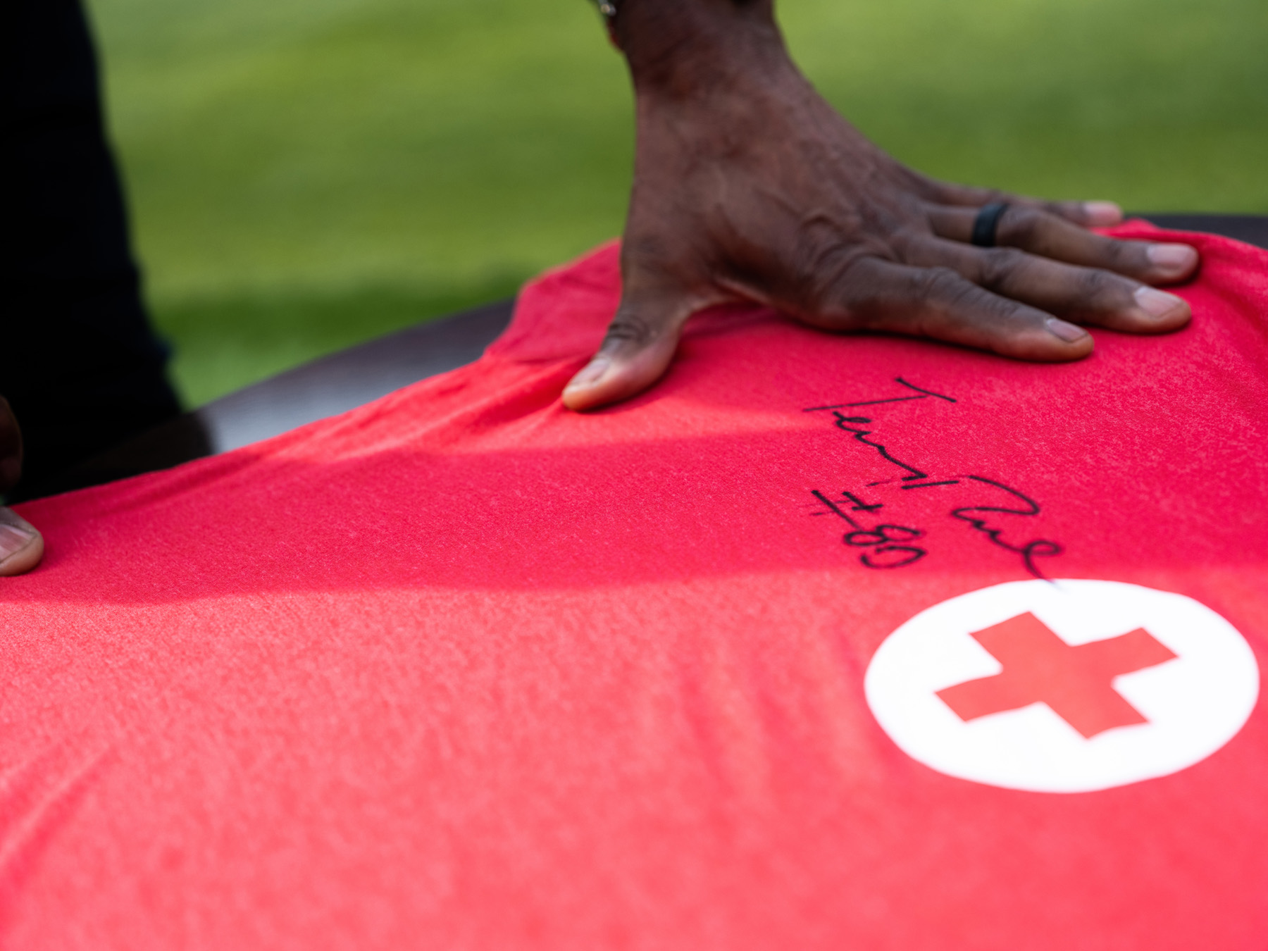 Rice is teaming with The American Red Cross to urge individuals to roll up a sleeve