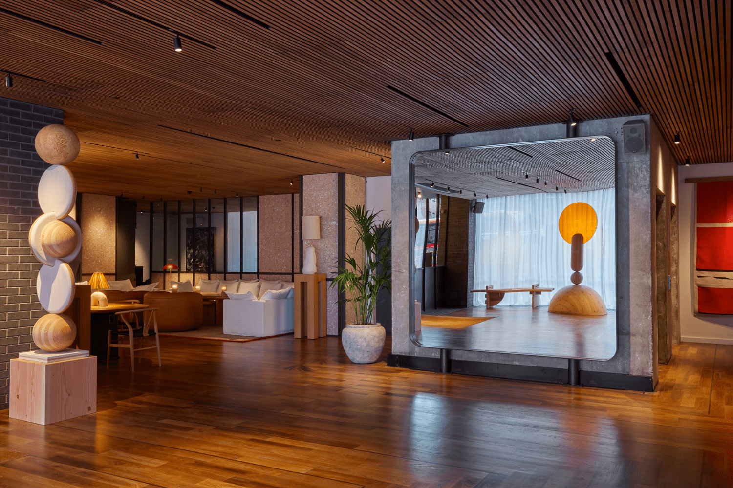The lobby
