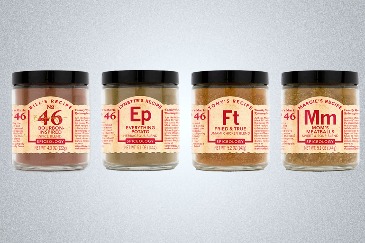a collage of spiceology blends