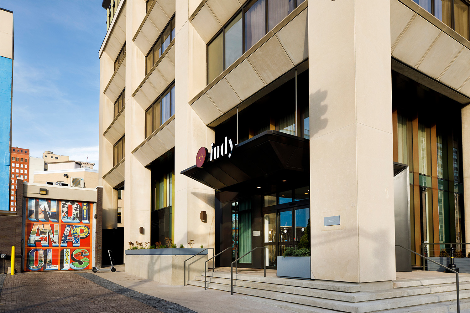 Exterior of Hotel Indy