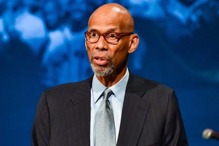 Kareem Abdul-Jabbar speaks at The Gordon Parks Foundation 2019 Annual Awards