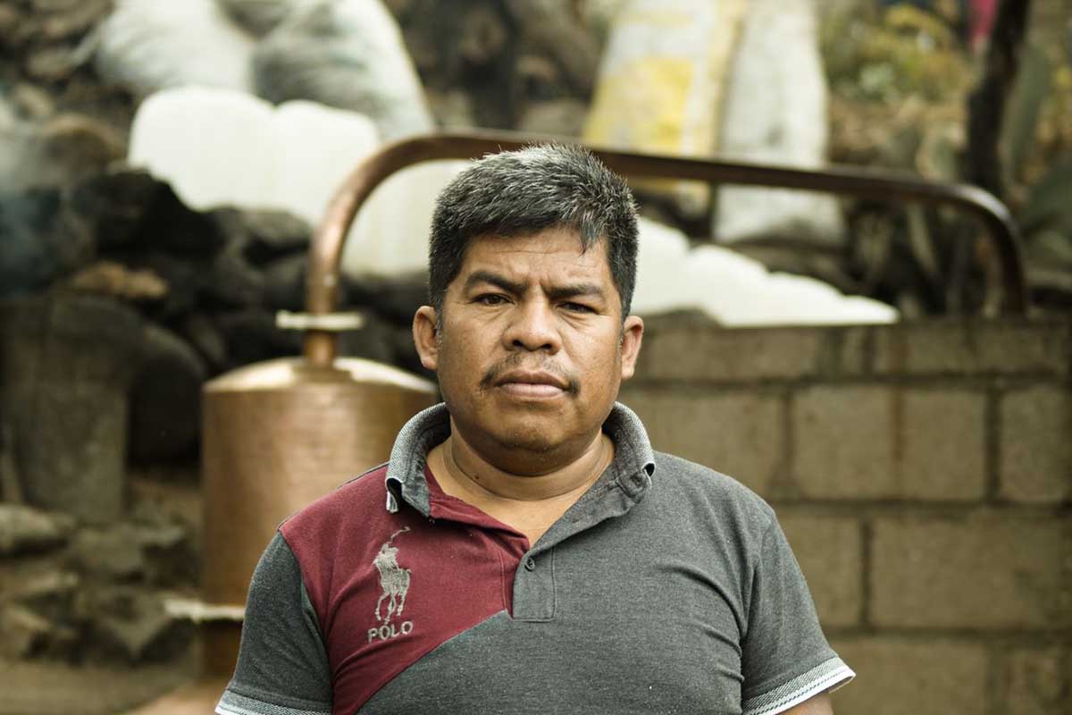 Ildefonso Macedas is a mezcalero