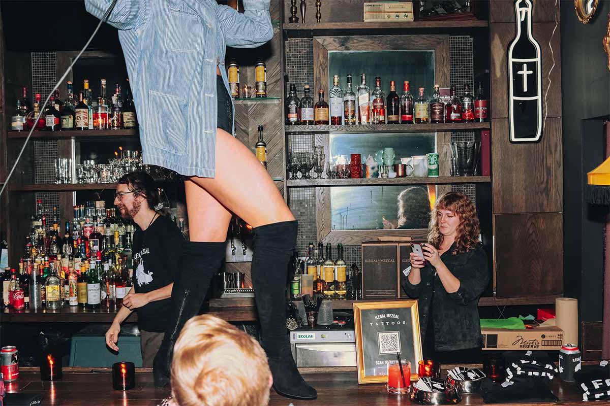 A night at Bar Ilegal, a pop-up mezcal experience by Ilegal Mezcal
