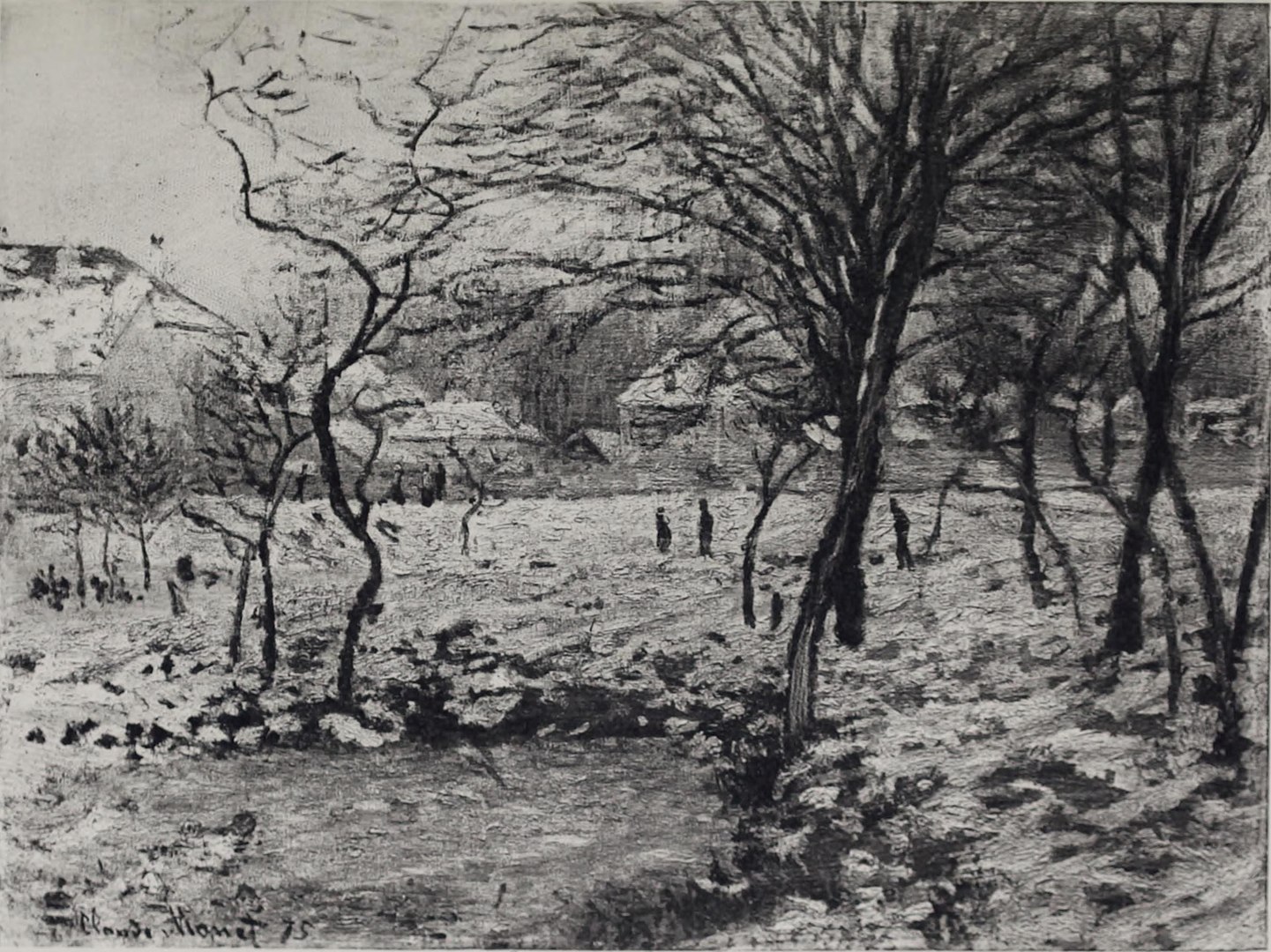 Claude Monet painting