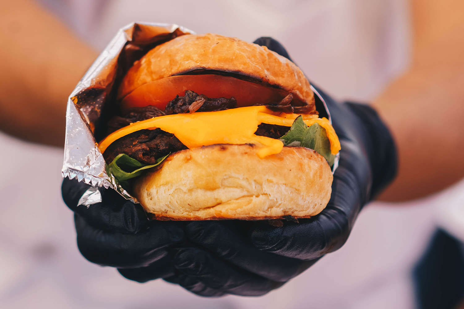Burger from Smorgasburg