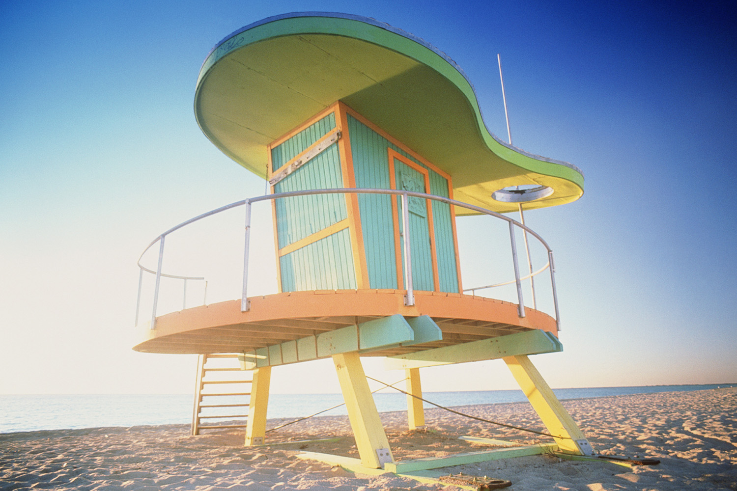 Miami, South Beach, art deco lifeguard hut