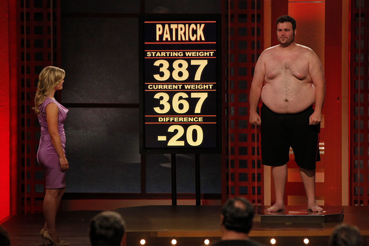 A contestant on NBC's "The Biggest Loser."