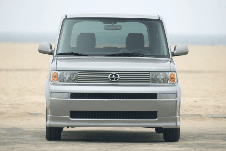 The 2006 Scion xB, a toaster-like vehicle that could be turned into the starting point for a compact truck to battle the Ford Maverick and Hyundai Santa Cruz in 2022