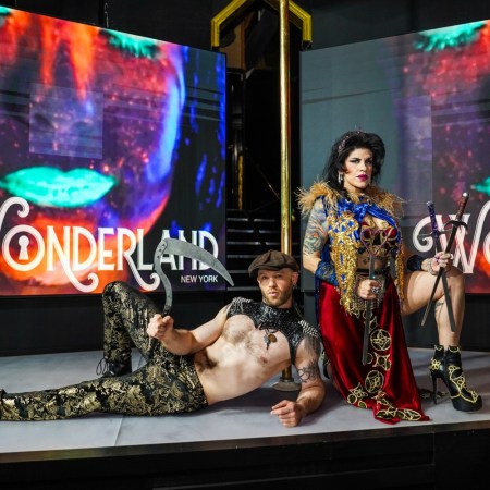 Sam Urdang (Left) and La Reine, both performed on opening night at Wonderland