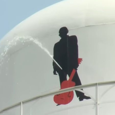 Johnny Cash water tower