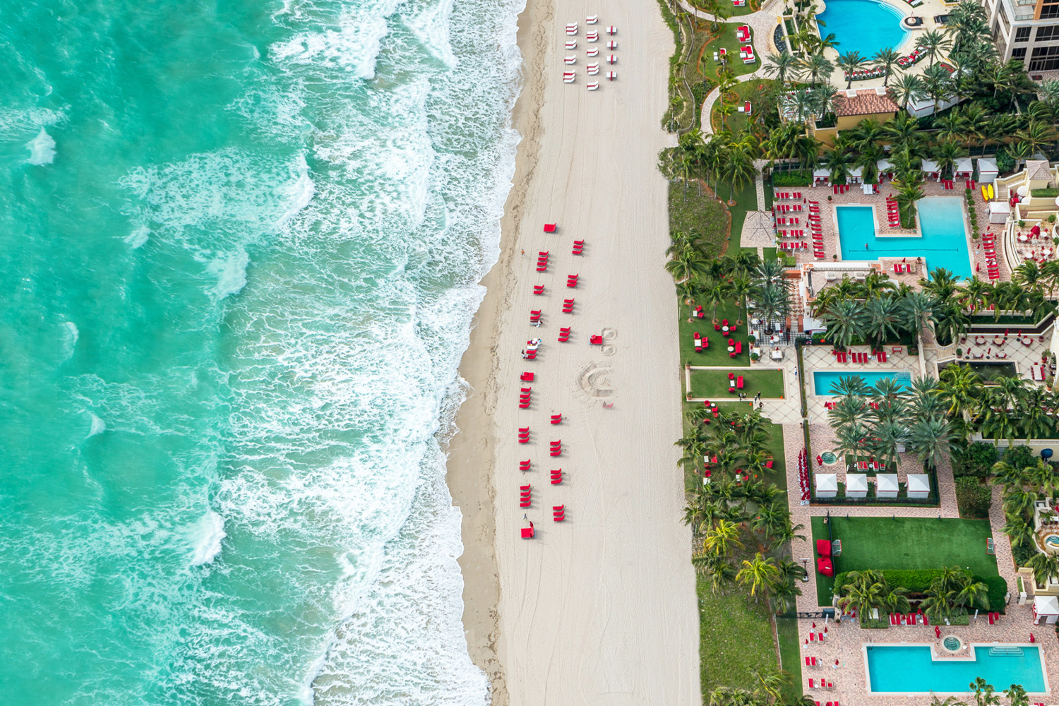 Aerial view of Acqualina