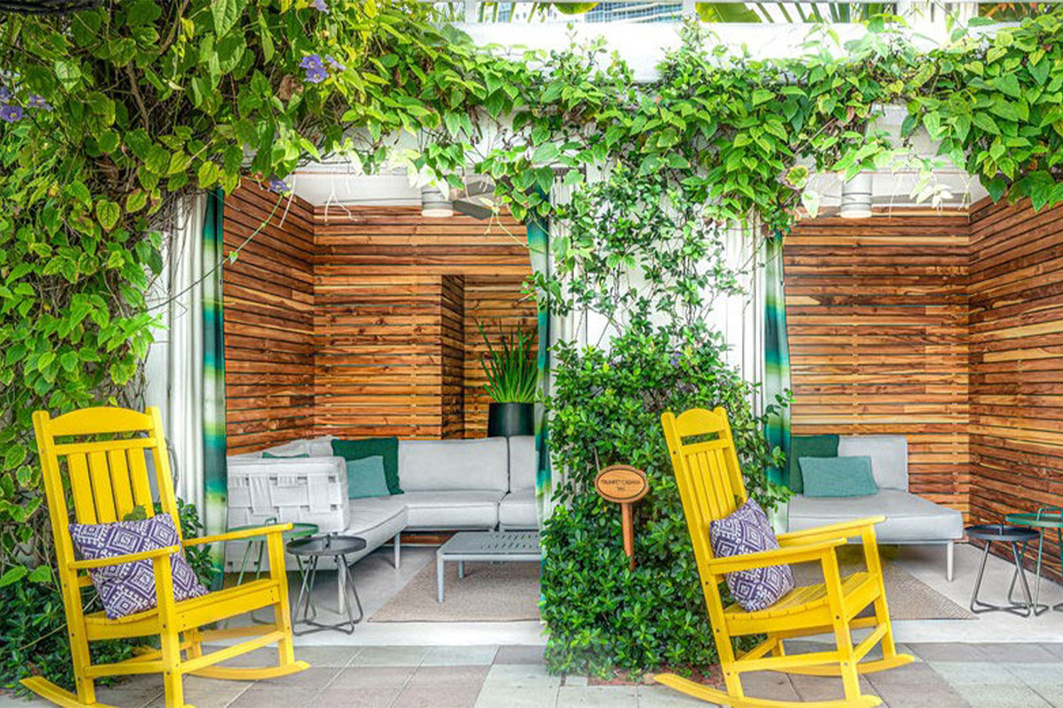 Kimpton Surfcomber Hotel Cabanas