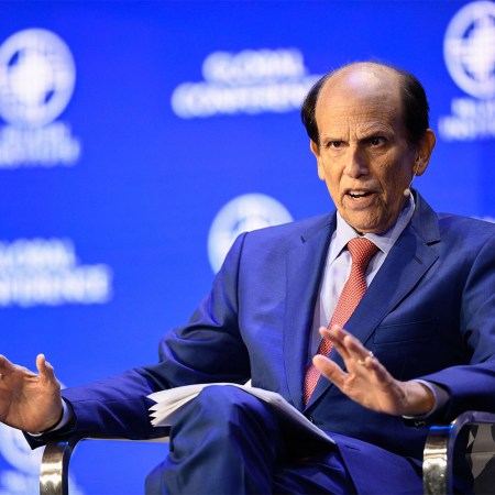 Michael Milken, Chairman, Milken Institute, speaks during the Milken Institute Global Conference on May 4, 2022 in Beverly Hills, California.