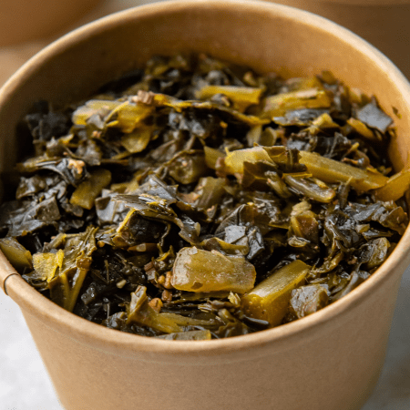 Pig Beach's collard greens will put some meat on your ribs