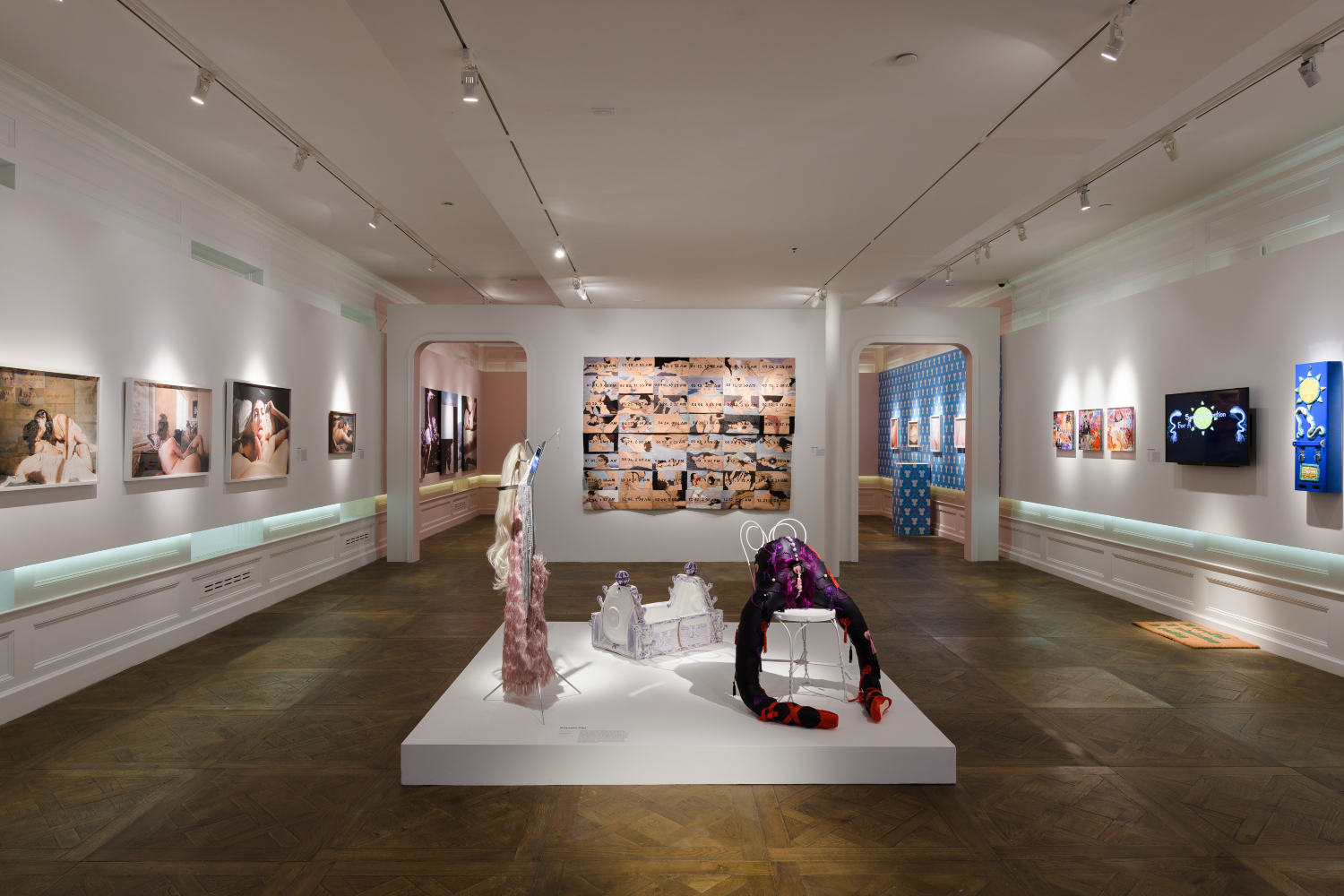 Interior of the F*ck Art Exhibition on display at the Museum of Sex