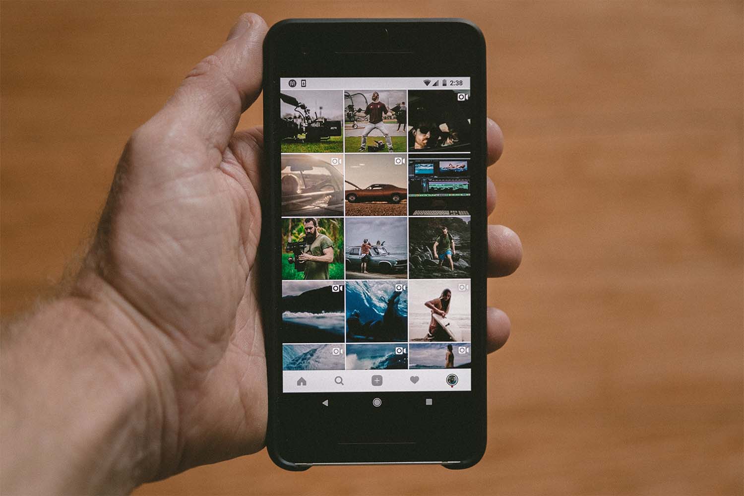 A man holding a phone with the Instagram app pulled up. Is Instagram the next big thing in travel?
