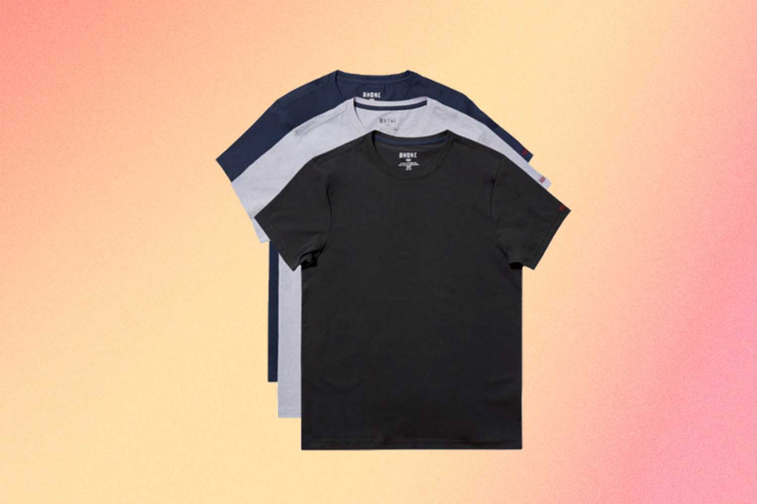 Rhone Element tees, available in multiple colors