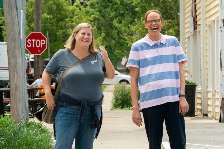 Bridget Everett and Jeff Hiller in "Somebody Somewhere"