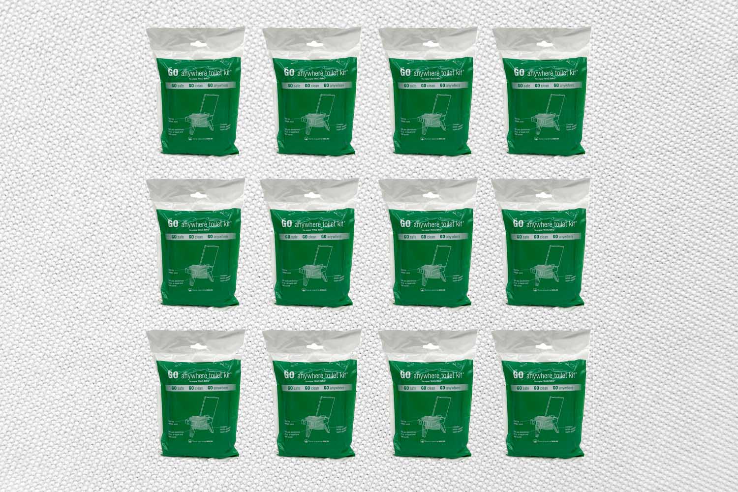 Cleanwaste GO Anywhere Toilet Kit Waste Bags