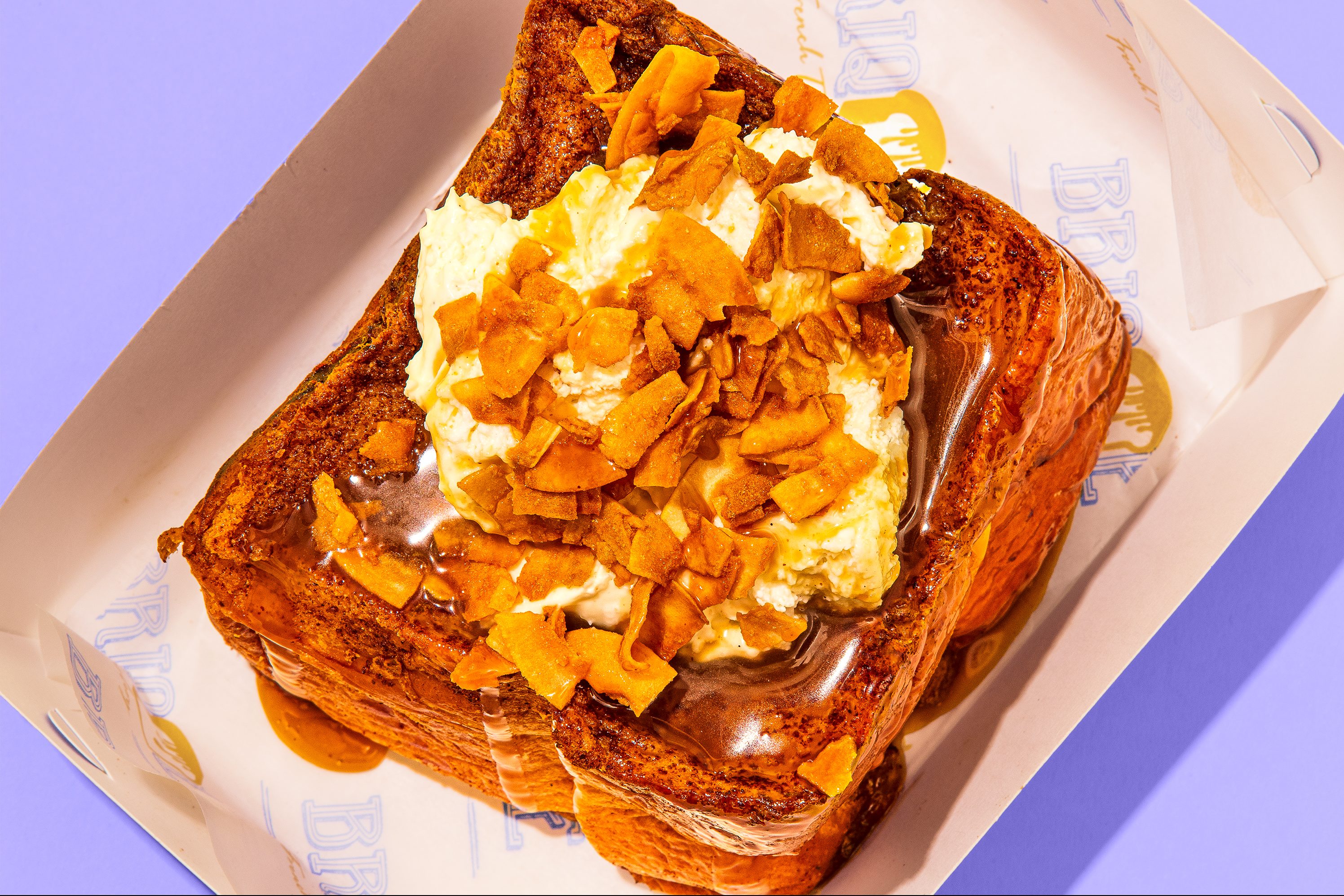 Brique French Toastery in Los Angeles makes decadent French toast.