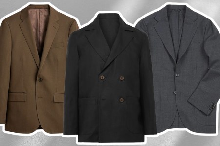 a collage of lightweight suits