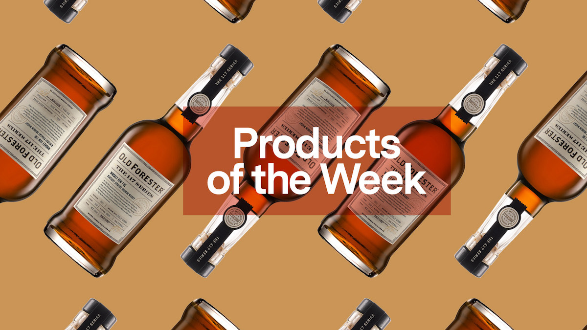 a collage of whiskey on a brown background