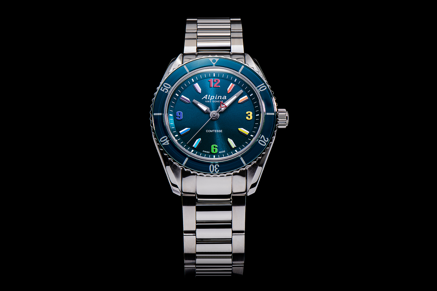 Alpiner Comtesse Sport Quartz Rainbow Watch