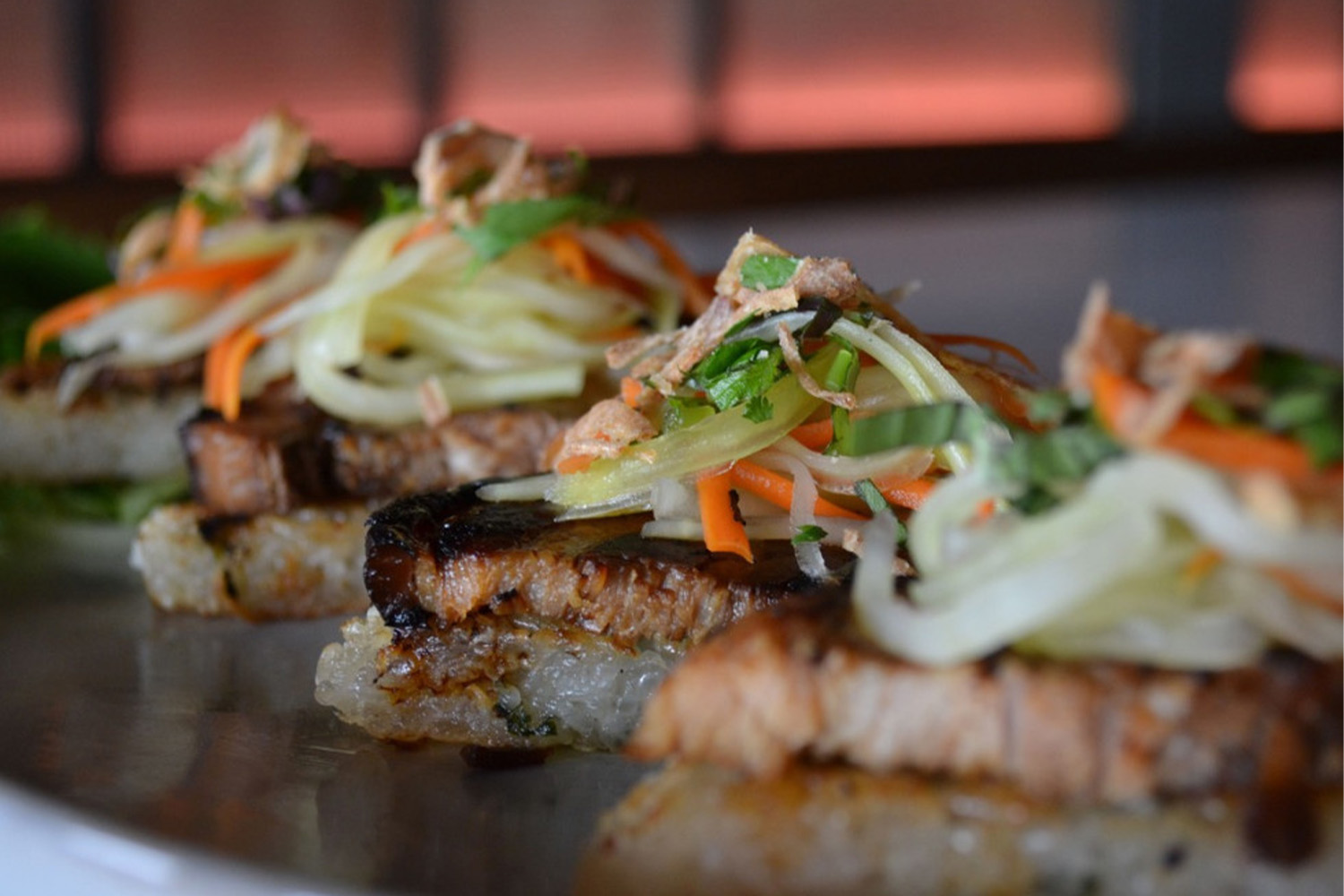 Dinette's braised pork belly and sticky rice 