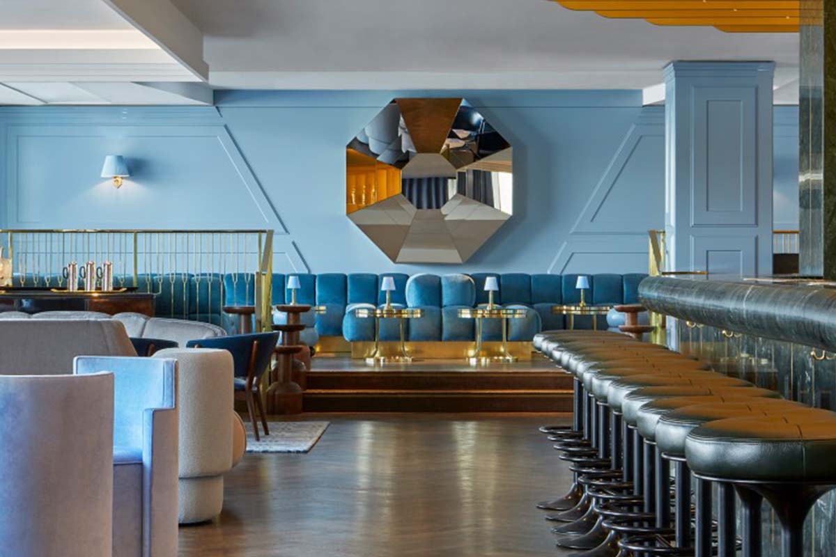 The interior of Lyaness, the world's best bar winner at the Spirited Awards at Tales of the Cocktail