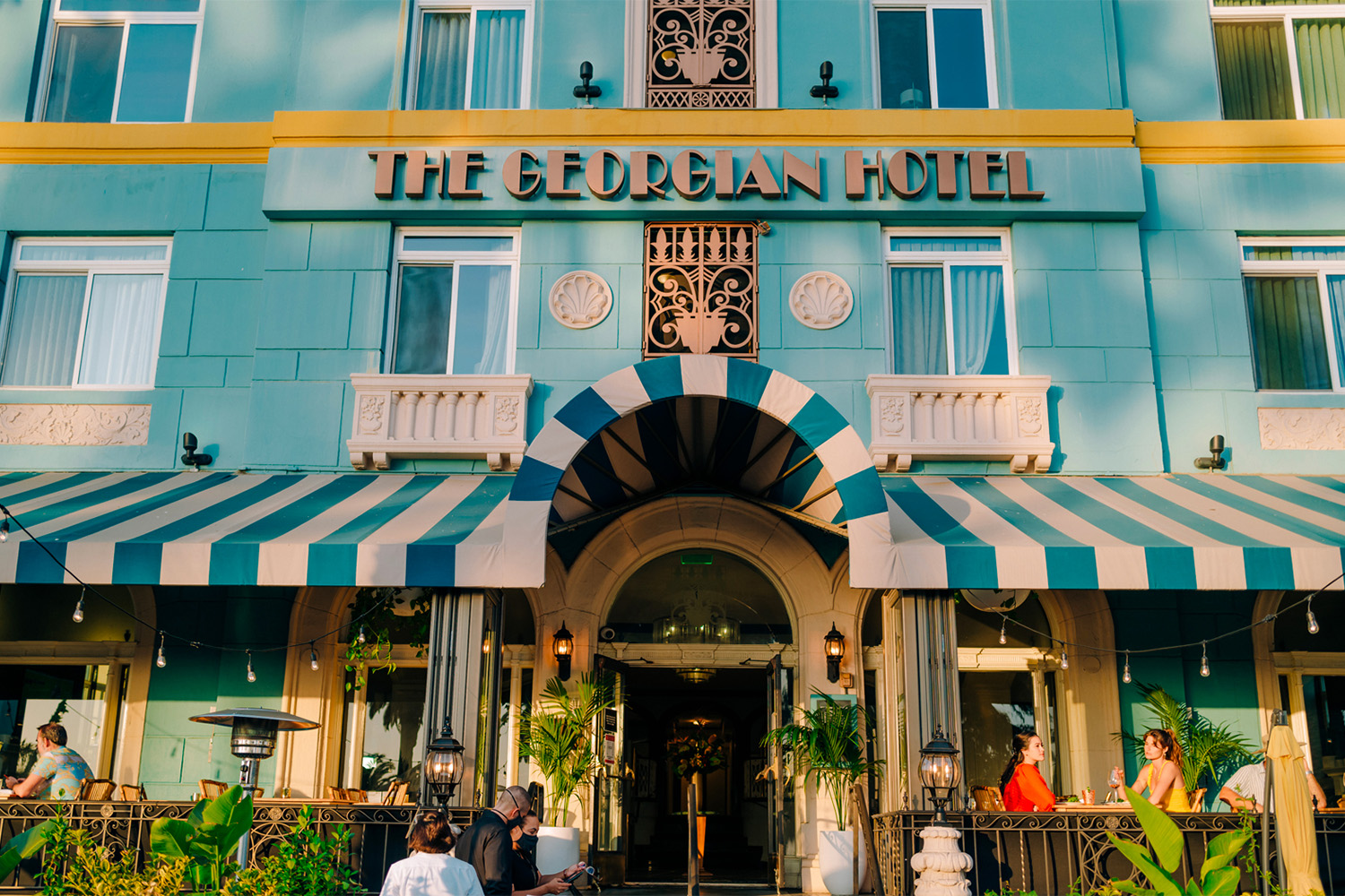 Exterior of The Georgian